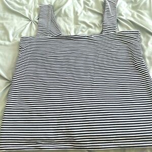 Loft Navy/white striped tank